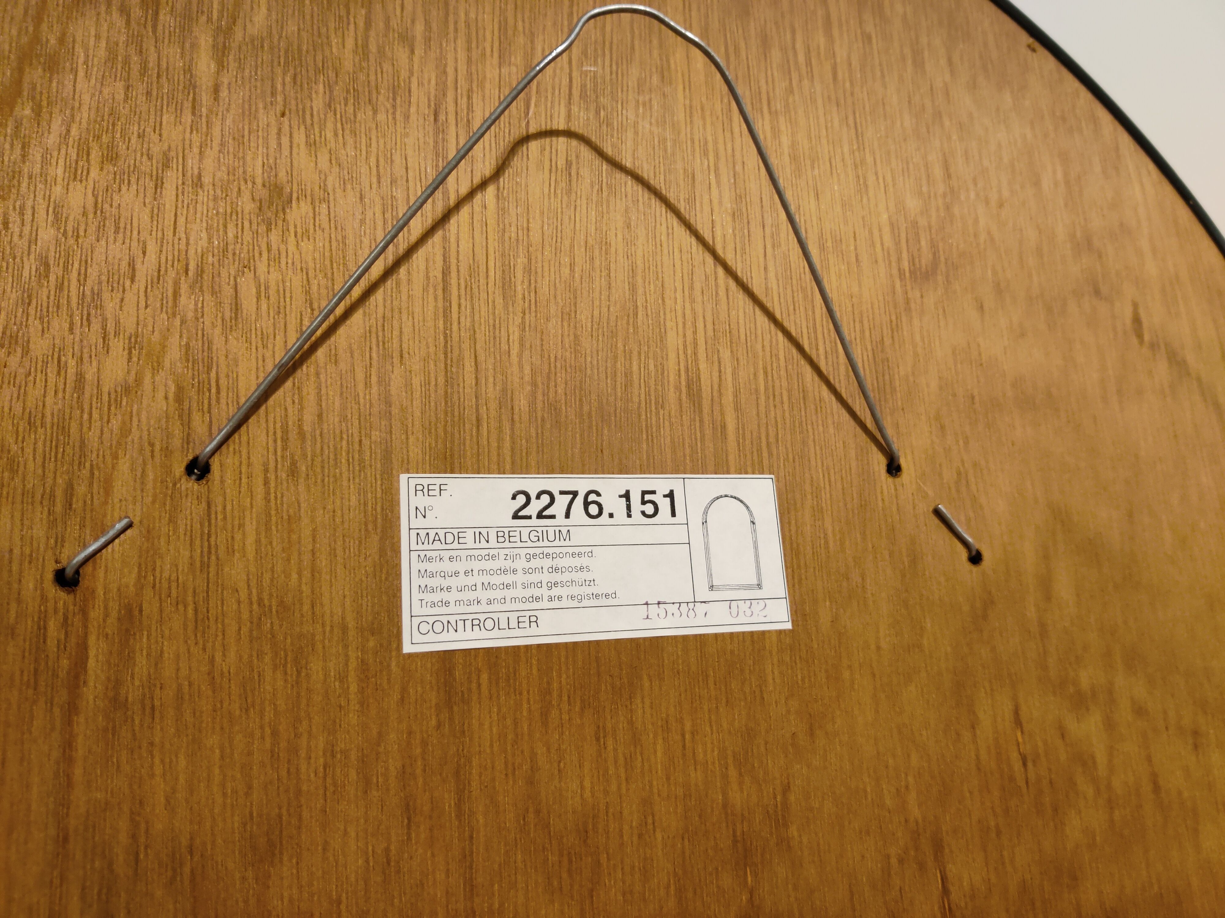 Vintage mirror by Deknudt 1970s 60x99cm