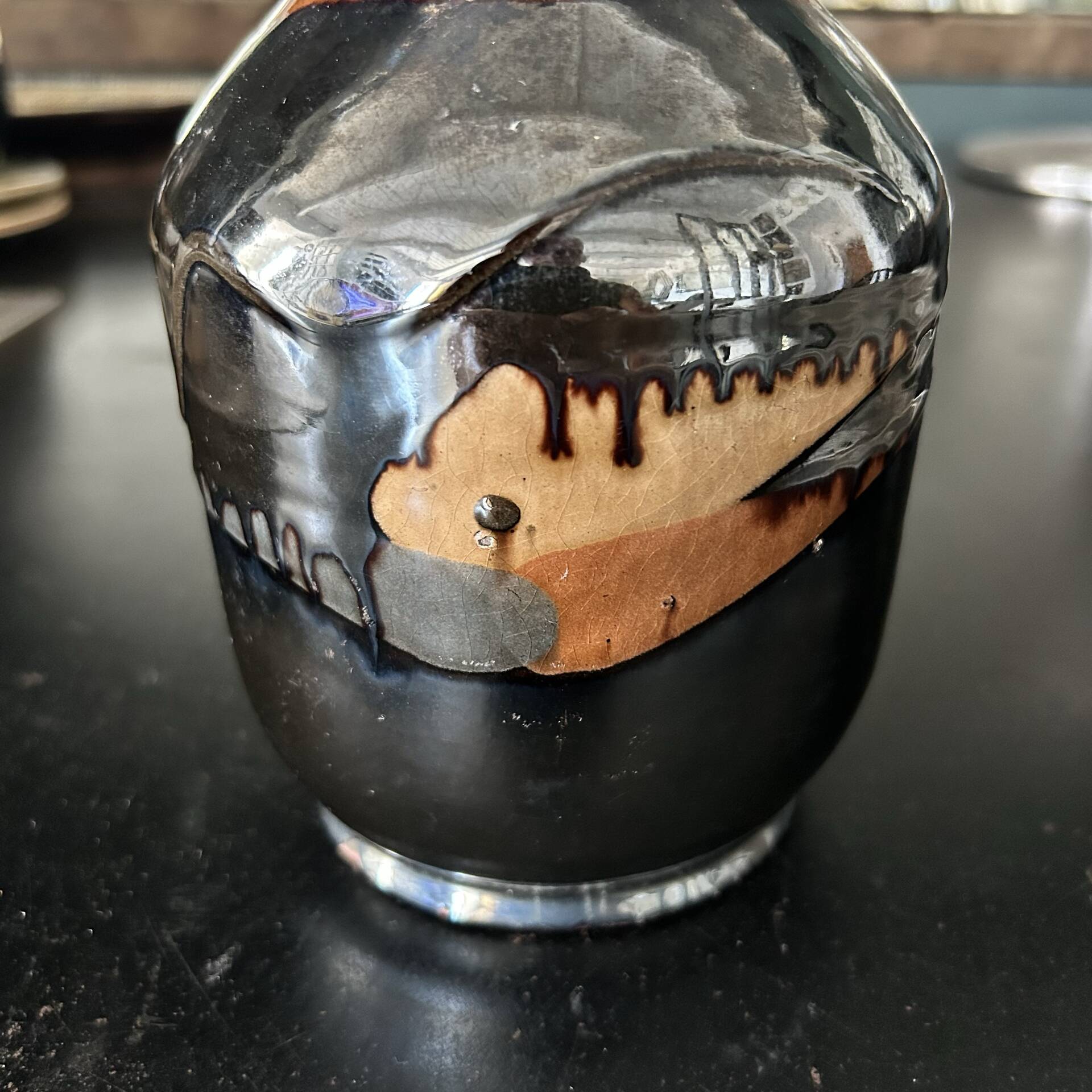 Unique piece vase by a ceramic artist