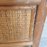 Rattan chest of drawers