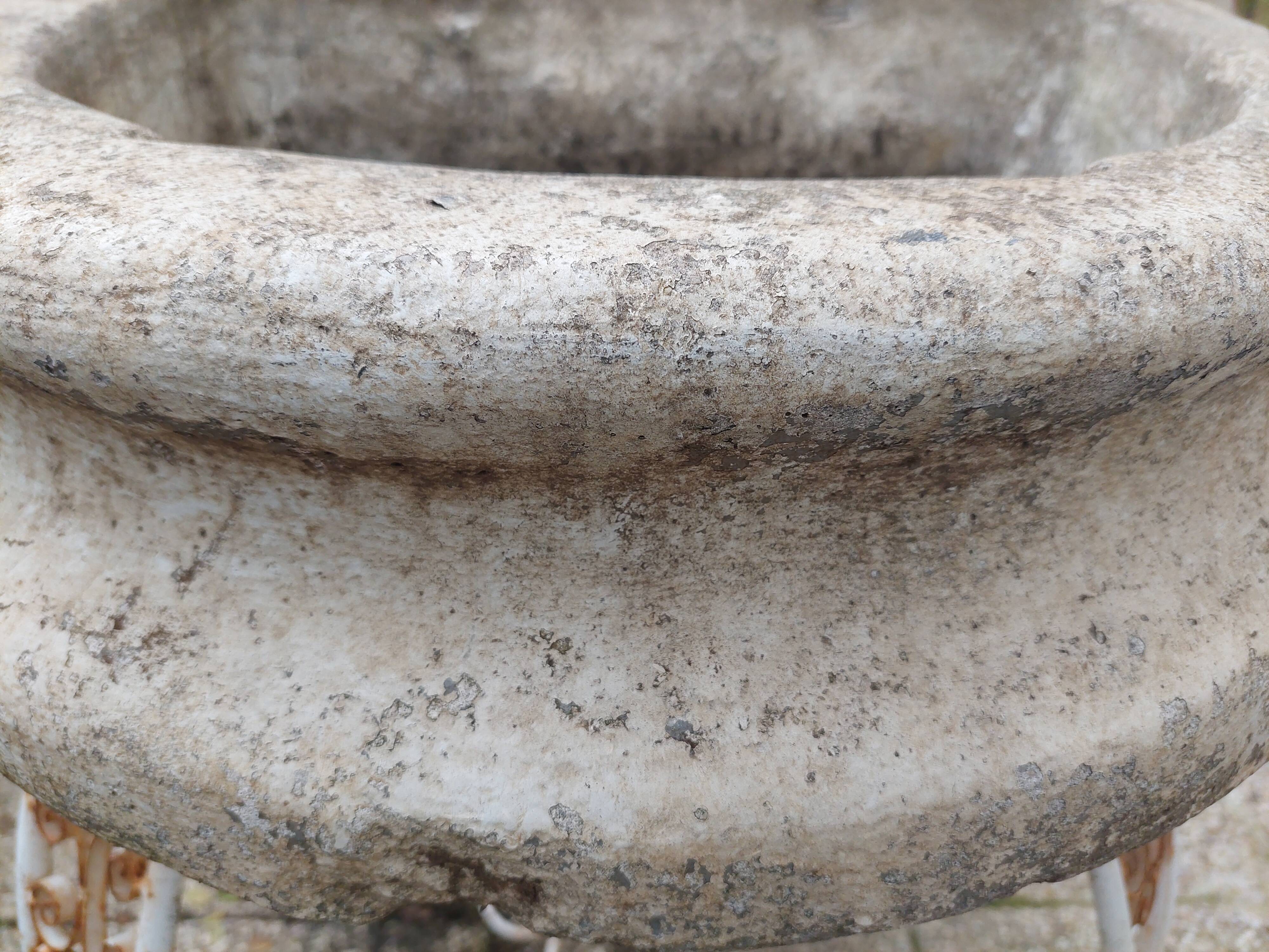 Reconstituted stone sink from the early 20th century.