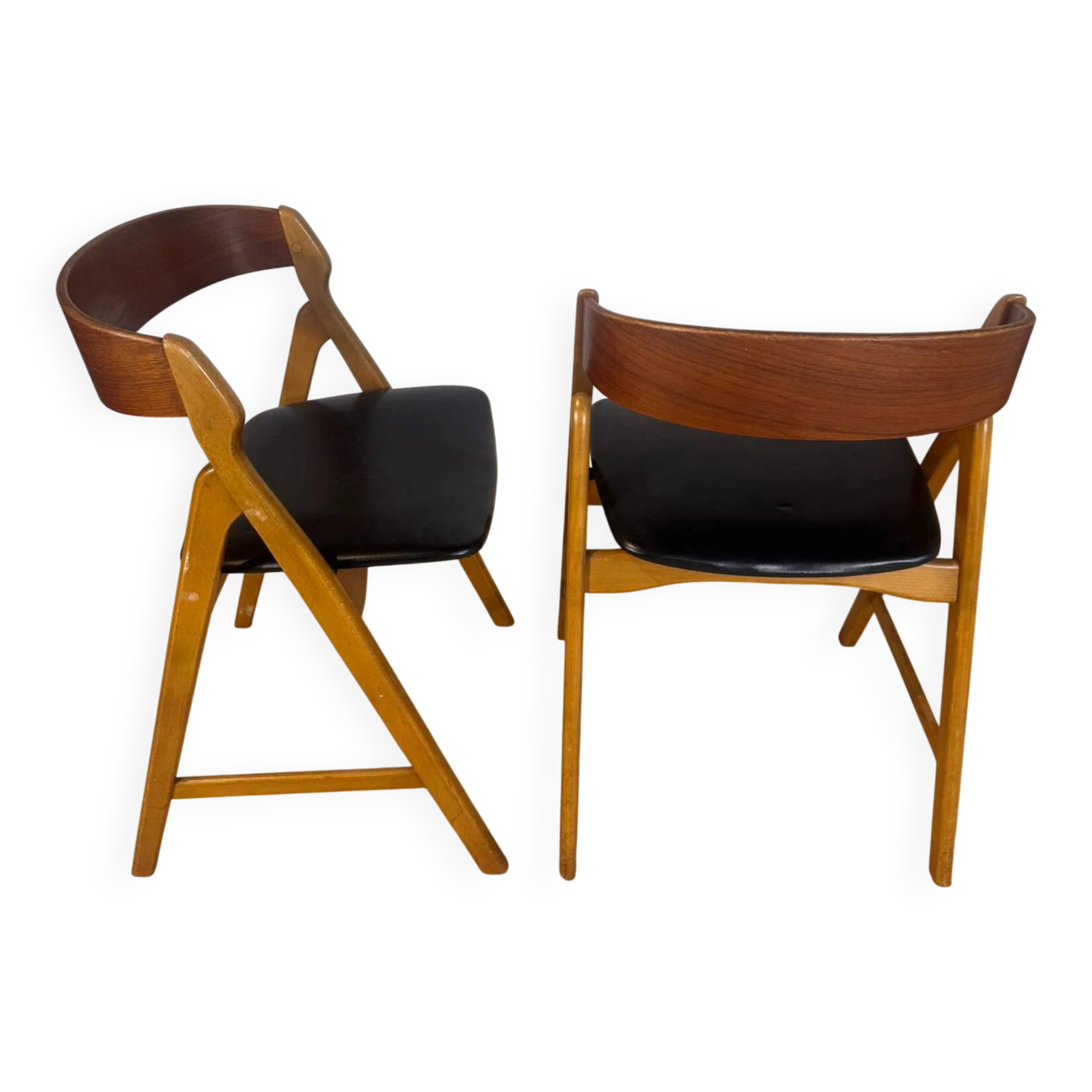 Set of 6 chairs by Henry Kjærnulf, 1960s