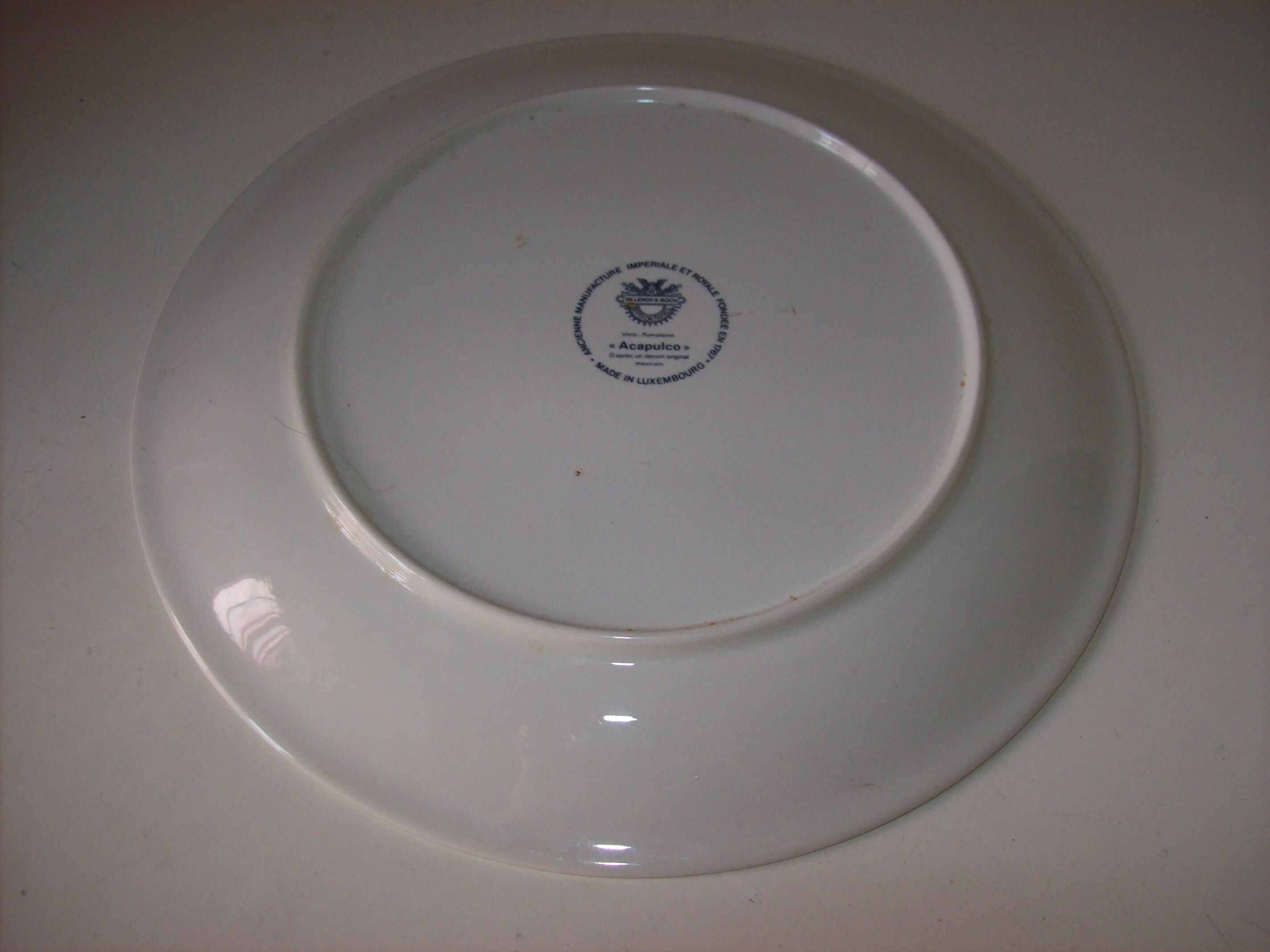 Flat plate Acapulco Villeroy and Boch