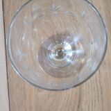 4 antique stemmed glasses
