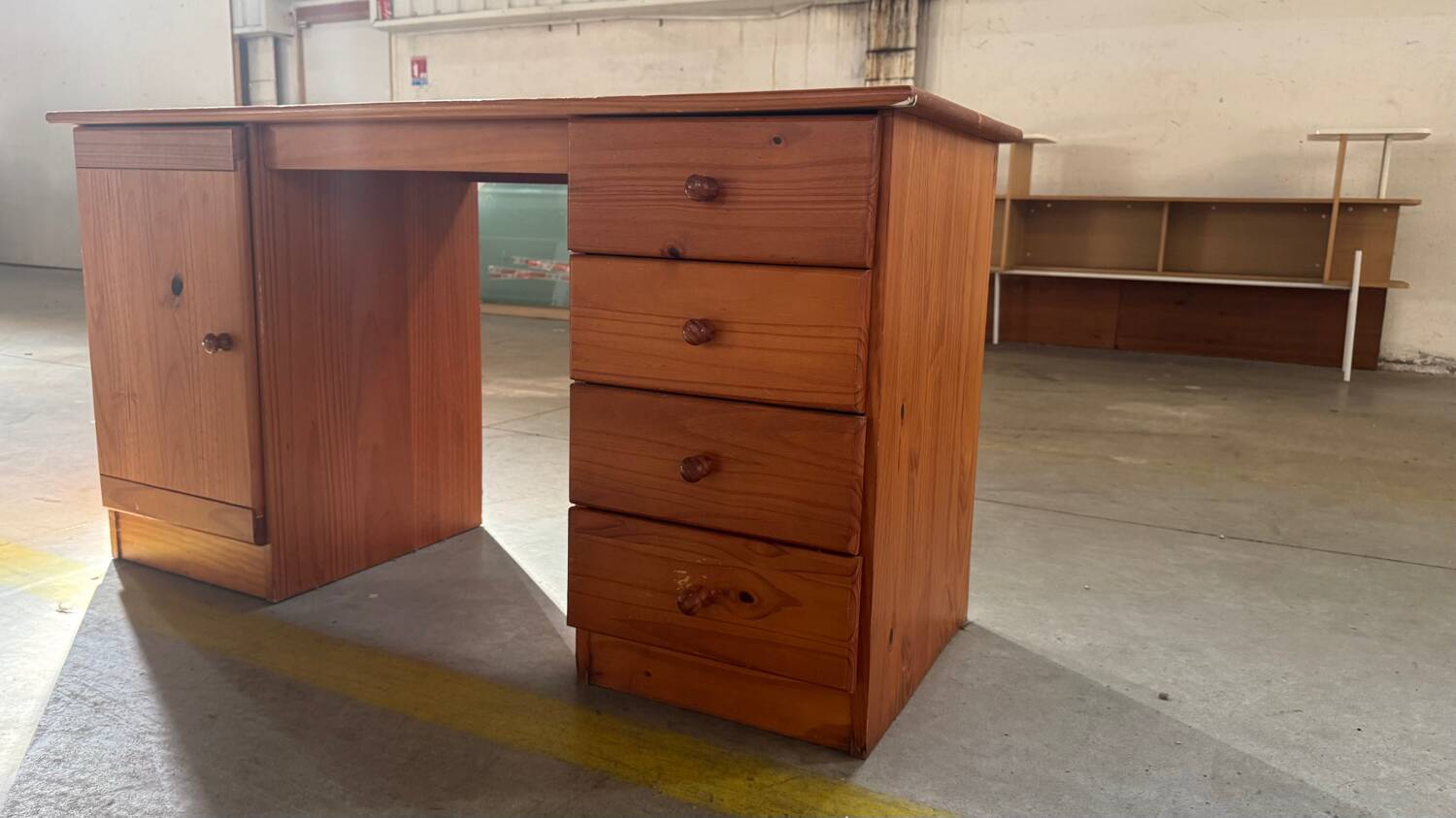 Vintage solid wood desk