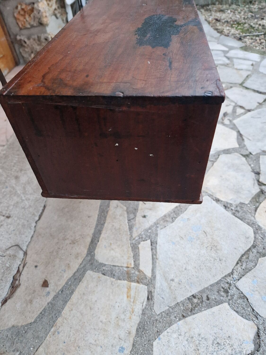 Vintage wooden shelf