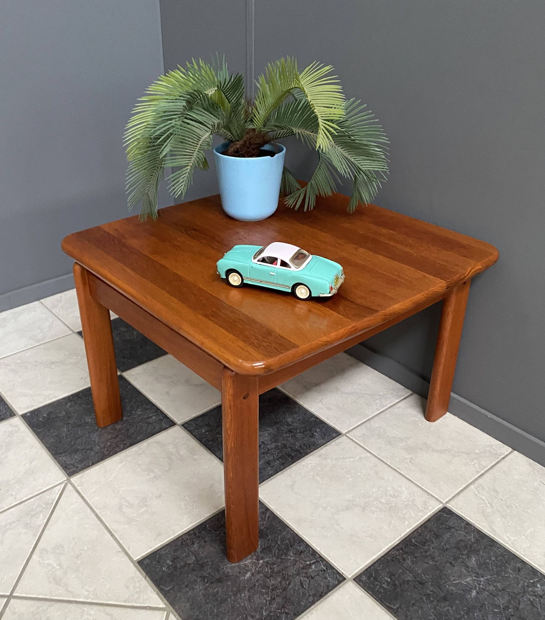 Solid Teak coffee table by S. Burchardt Nielsen 1960s