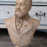Bust of a man in nineteenth century terracotta