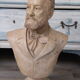 Buste d'homme en terre cuite XIXe