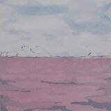 Matthieu Perramant: En route, original signed engraving