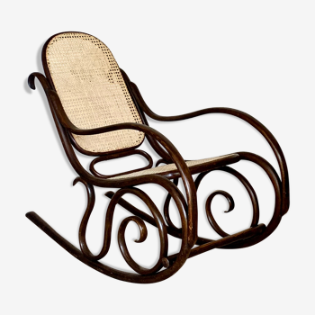 Rocking-chair vintage Jakob et Josef Kohn