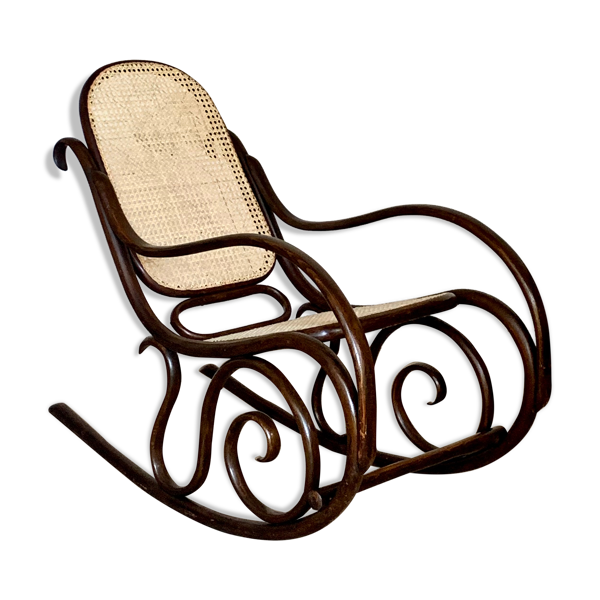 Rocking-chair vintage Jakob et Josef Kohn