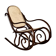 Rocking-chair vintage Jakob et Josef Kohn