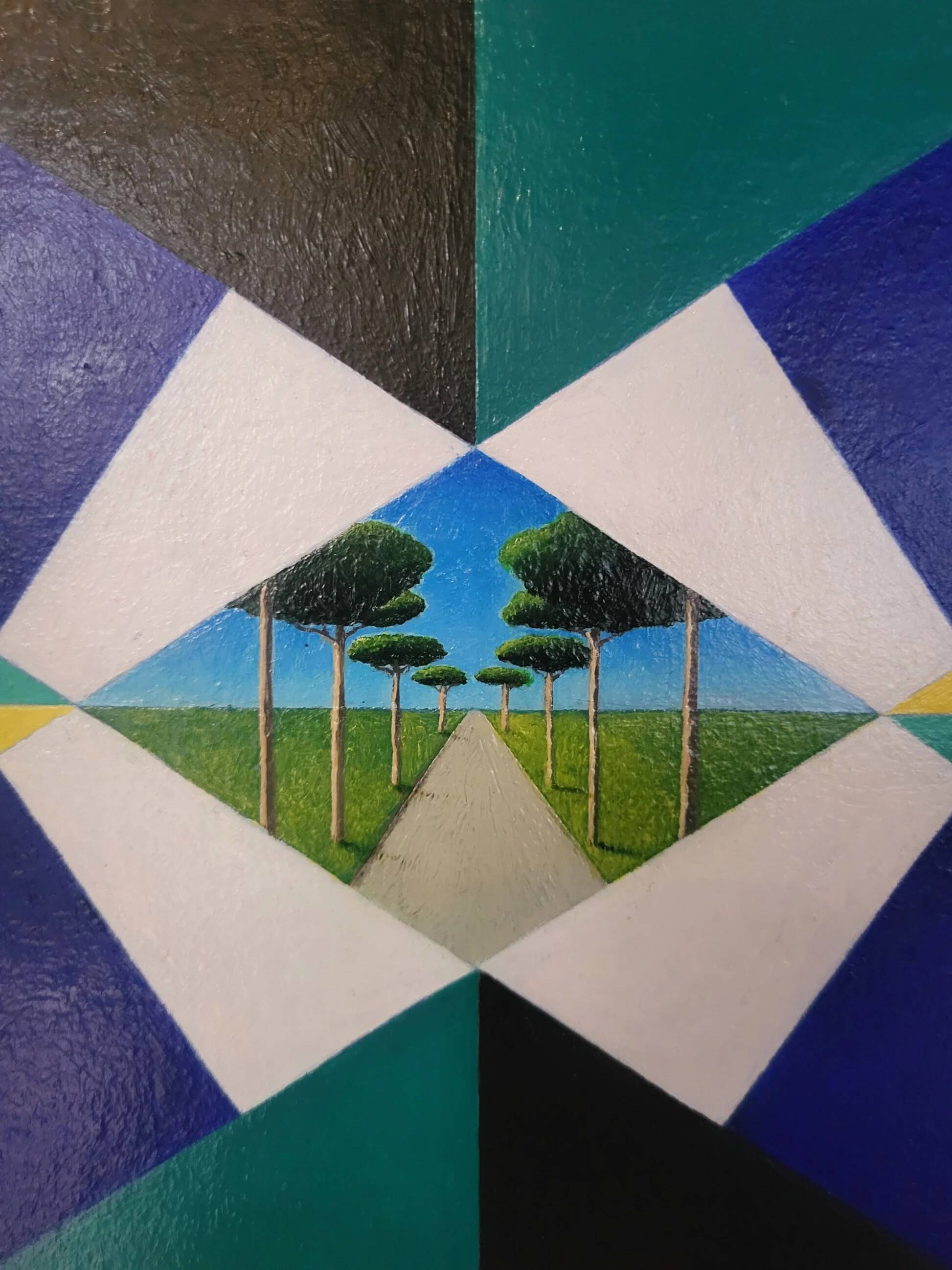 "Composition with Landscape" by Afolfo de Turris