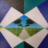 "Composition with Landscape" by Afolfo de Turris