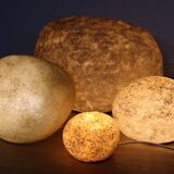 Set of 4 “Dora” model rock lamps by André Cazenave for Atelier A, 1960