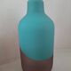 Vase contemporain bicolore