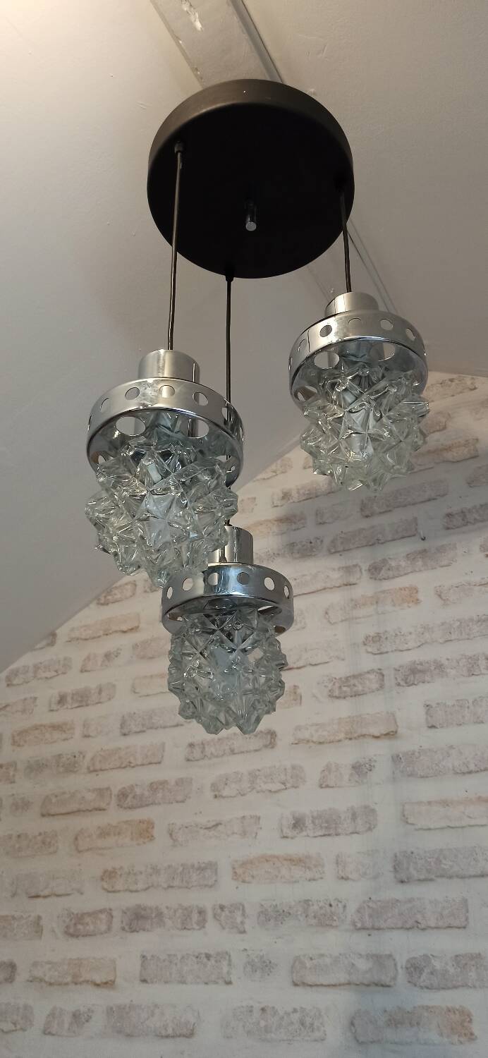 Vintage waterfall pendant light