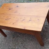 Table basse sapin patiné