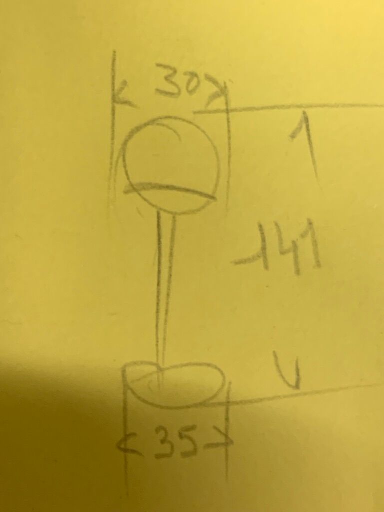 Tibor Hazi floor lamp 1970