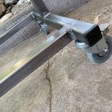 Double-sided workshop mirror on wheels 104x53 cm