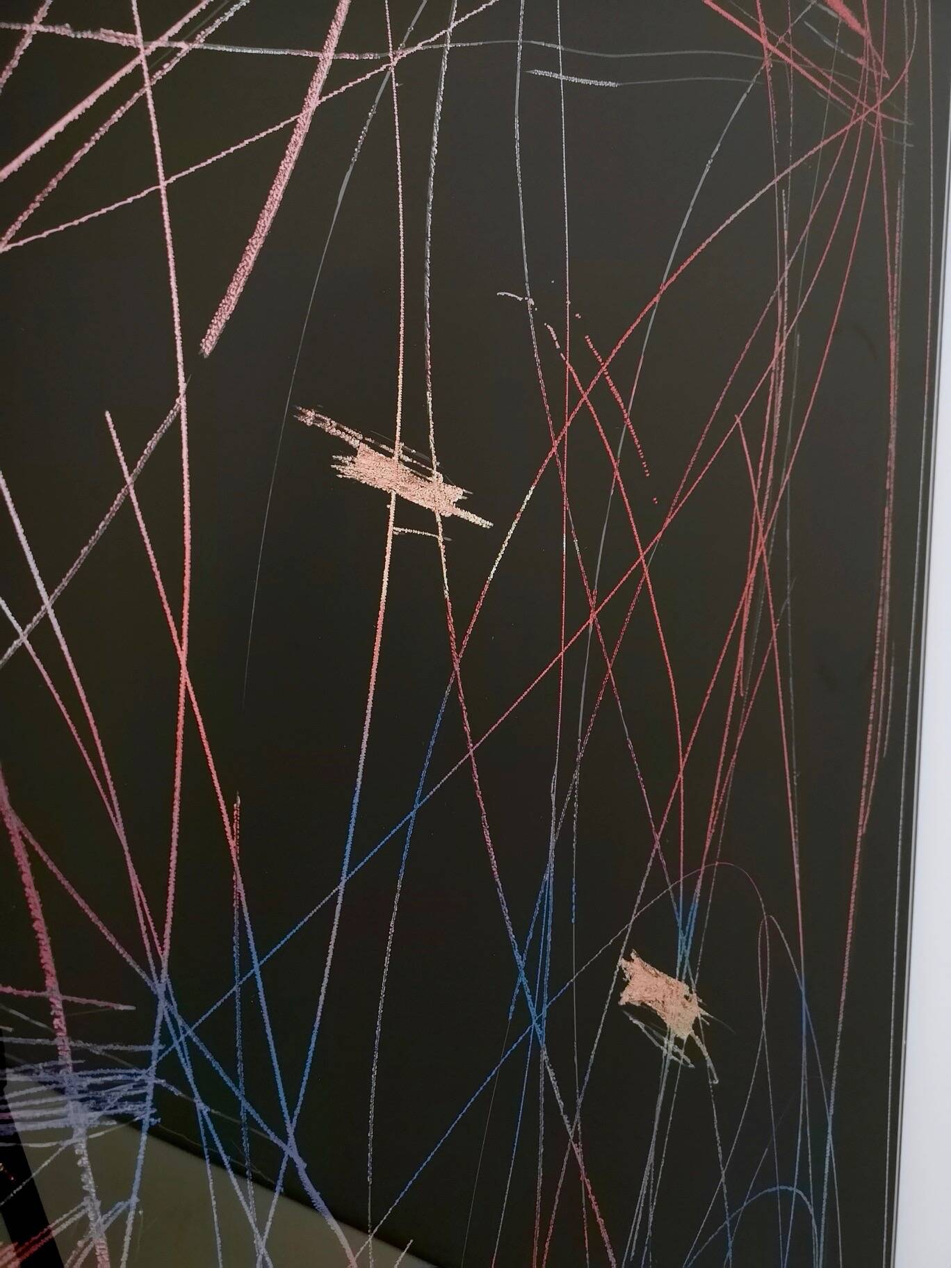 1950s Style Dining Table with Glass Top Lacquered by Enzio Wenk, Italy, 2019