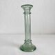 Vintage Molded Glass Straight Candle Holder