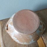 Covered sugar bowl in Puisaye stoneware