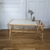 Rattan coffee table