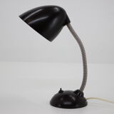 1950s bakelite table lamp, czechoslovakia