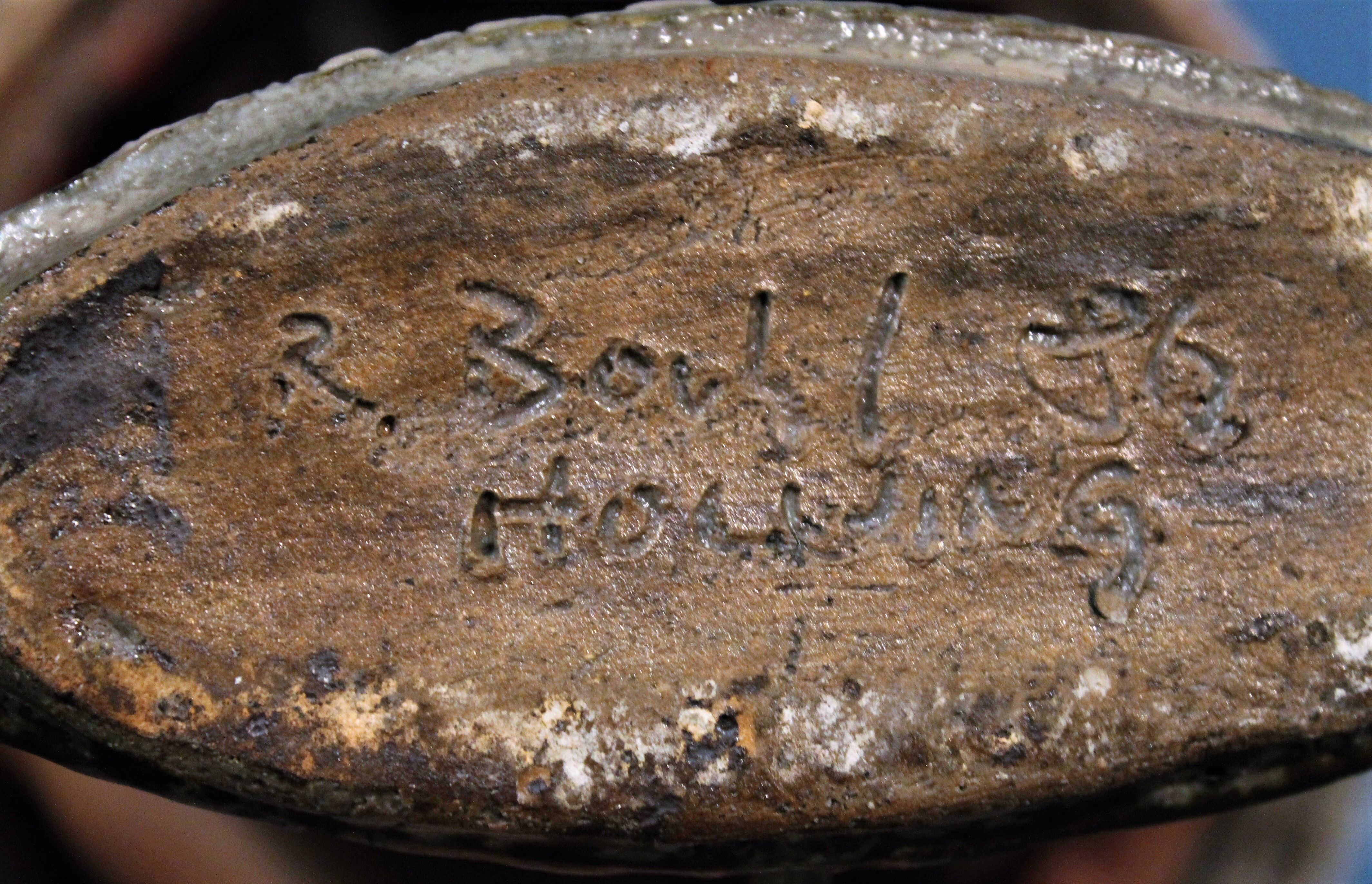 Ceramic lamp by Richard Bouhl, 1980s