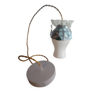 Opaline couronnée vitrail