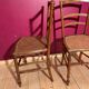 Paire de chaises art nouveau