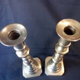Pair of English candle holders