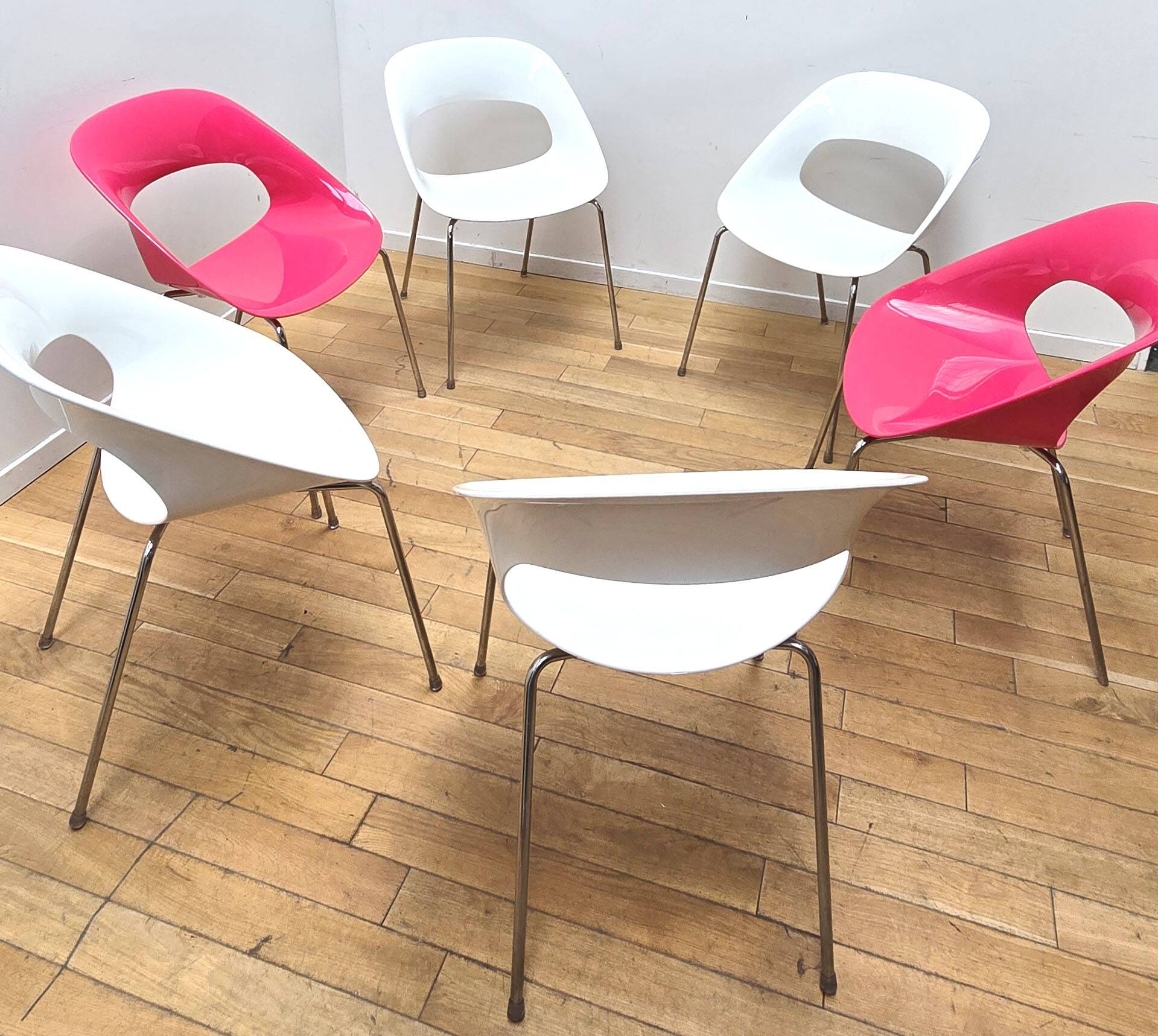 Set of 4 Taty dining room chairs, Castellani