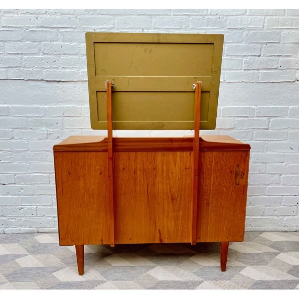 vintage dressing table with mirror and drawers by lebus selency