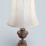 Lampe amphore en bois massif - Style 1er empire.