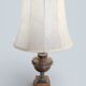 Amphora lamp in solid wood - First Empire style.