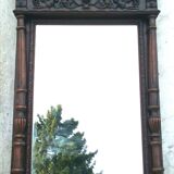 Miroir Renaissance 19ème en chêne