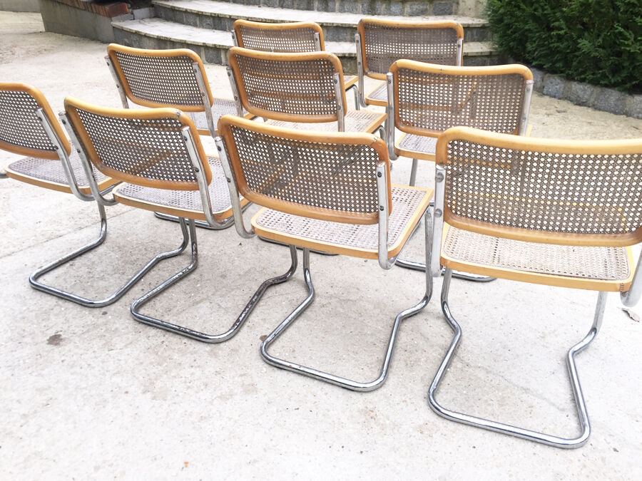 9 Marcel Breuer, model B32 to restore chairs