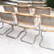 9 chaises Marcel Breuer, modèle B32 à restaurer