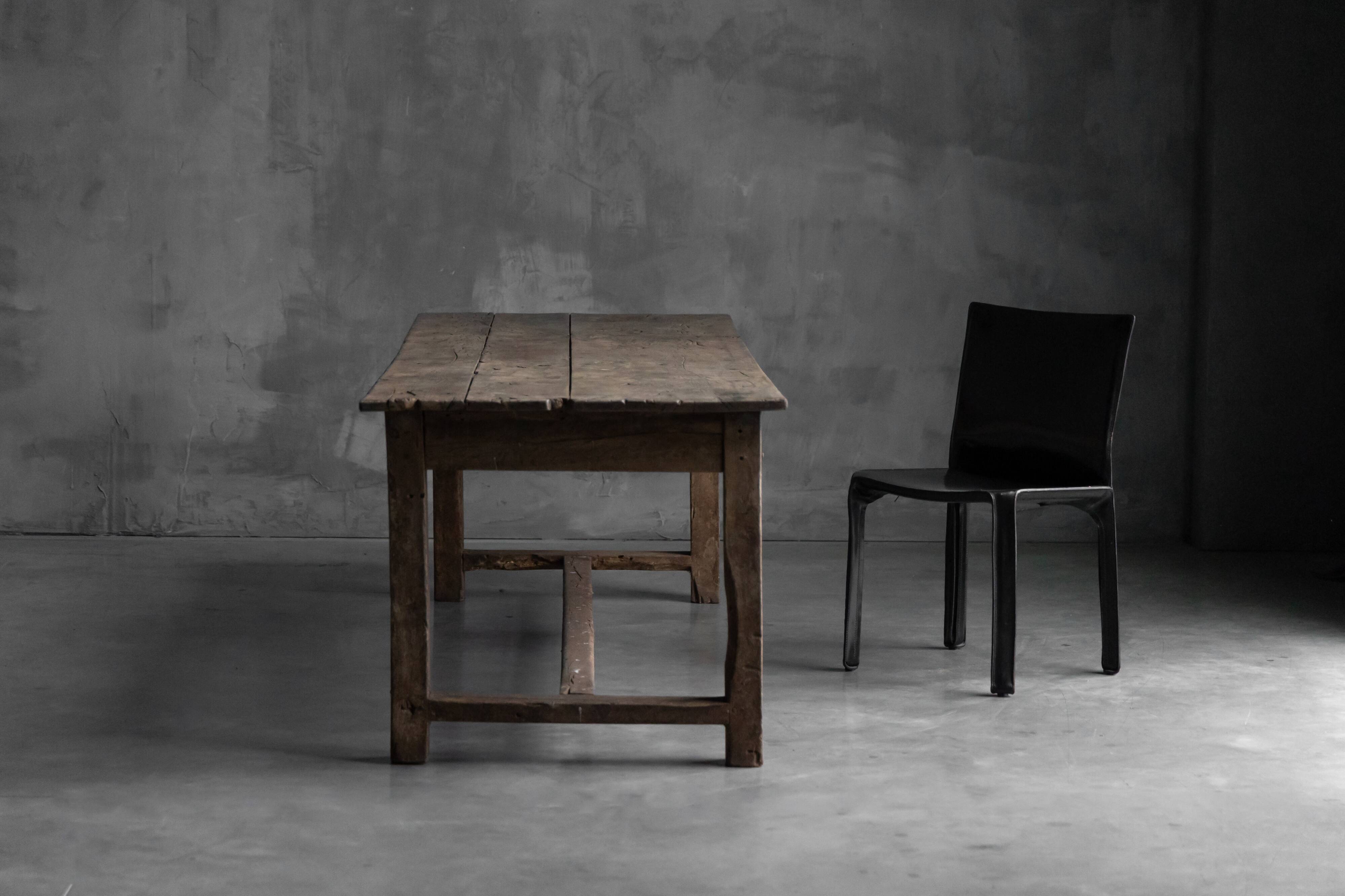 Rustic farmhouse dining table, France, 19th century