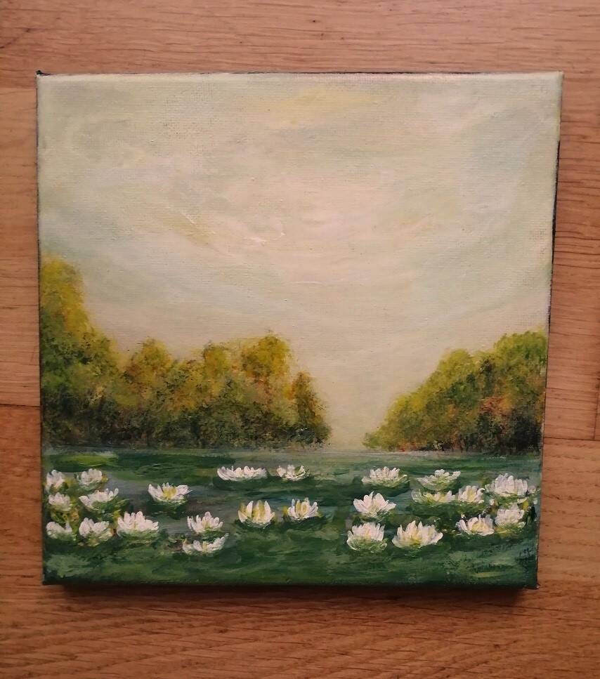 landscape painting classic modern art signed and delivered with its certificate