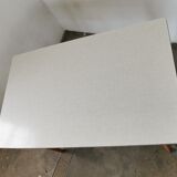 Vintage table in formica and wood, compass leg