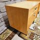 Pair of vintage 1970 blond wood bedside tables