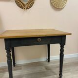 Small restored farm table