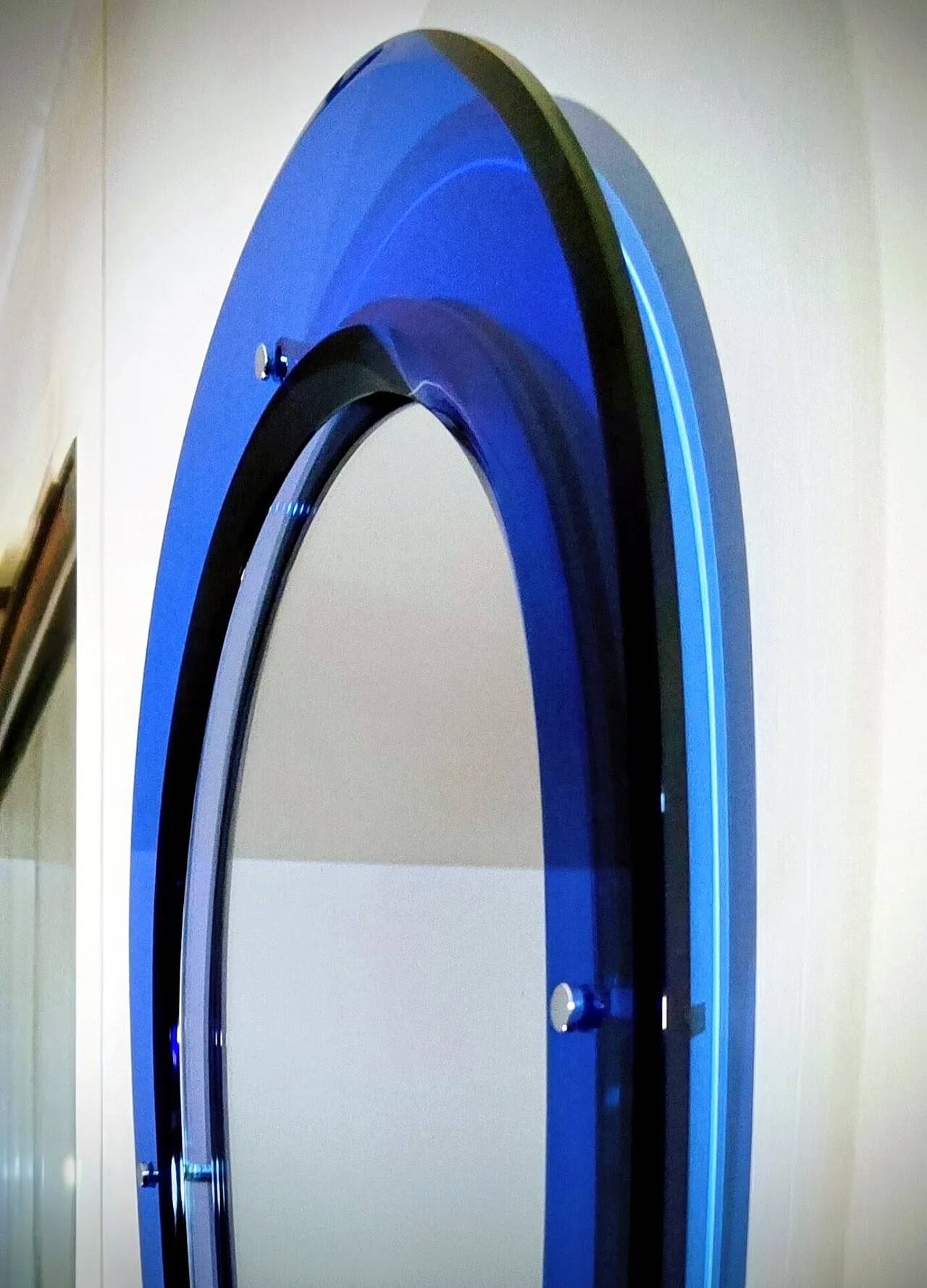 Miroir en forme de goutte Sena Cristal, Italie 1975
