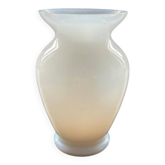 White opaline vase
