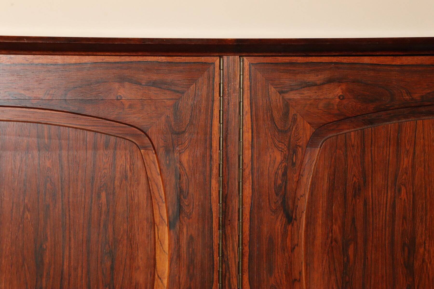 Scandinavian enfilade in rosewood by Fredrik Kayser, 1960