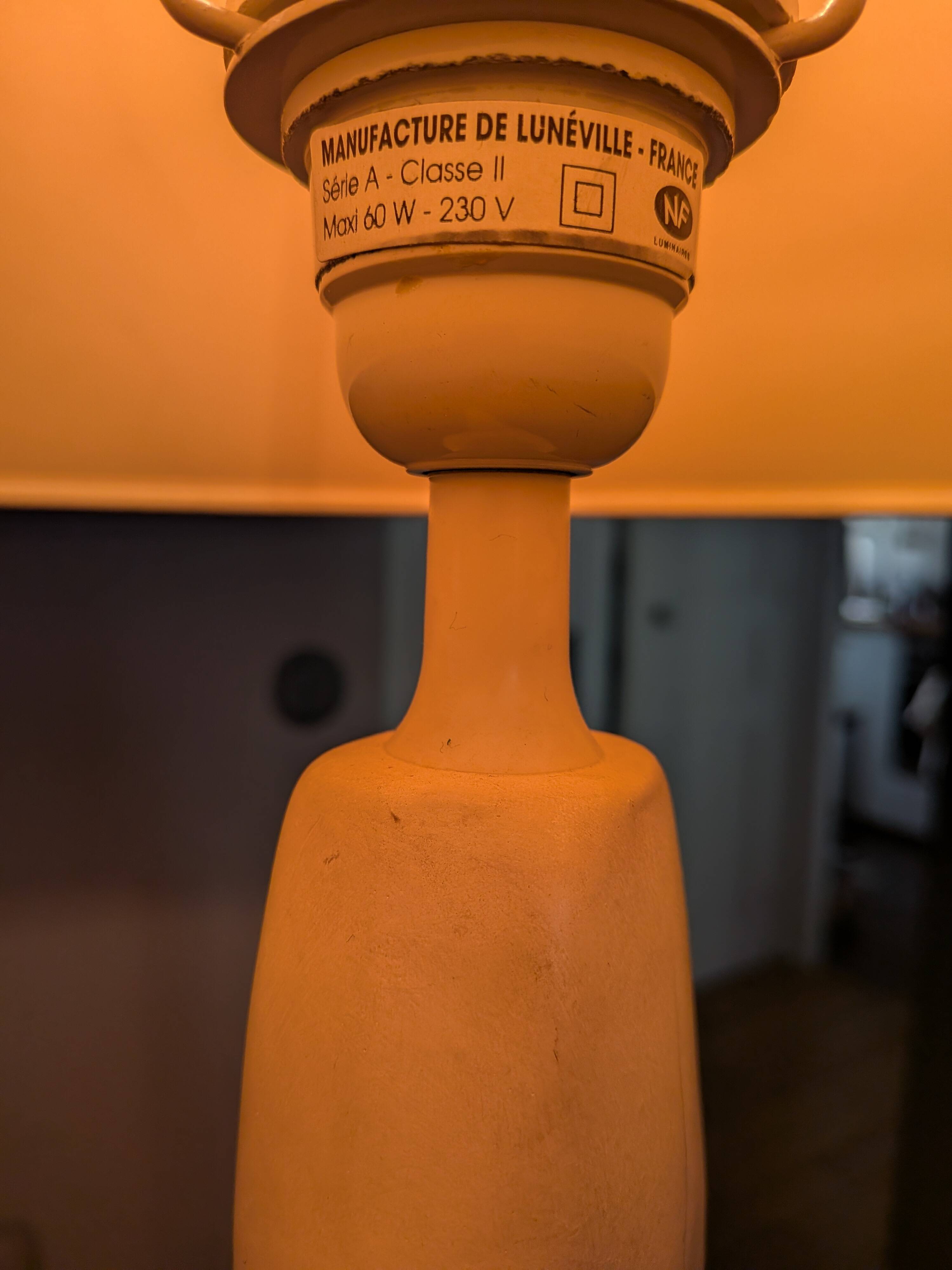 Pierre Casenove lamp for Lunéville