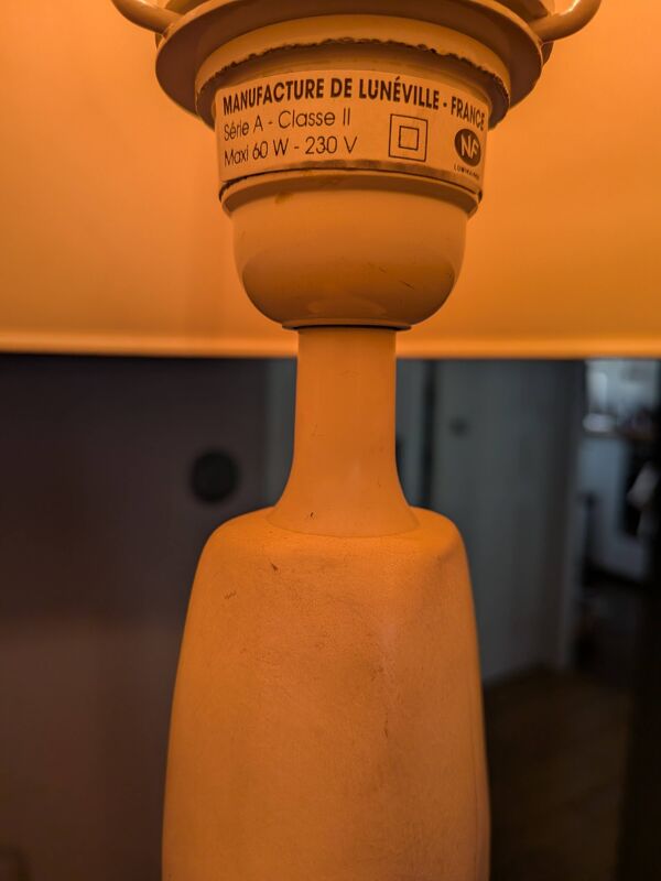 Lampe Pierre Casenove pour Luneville